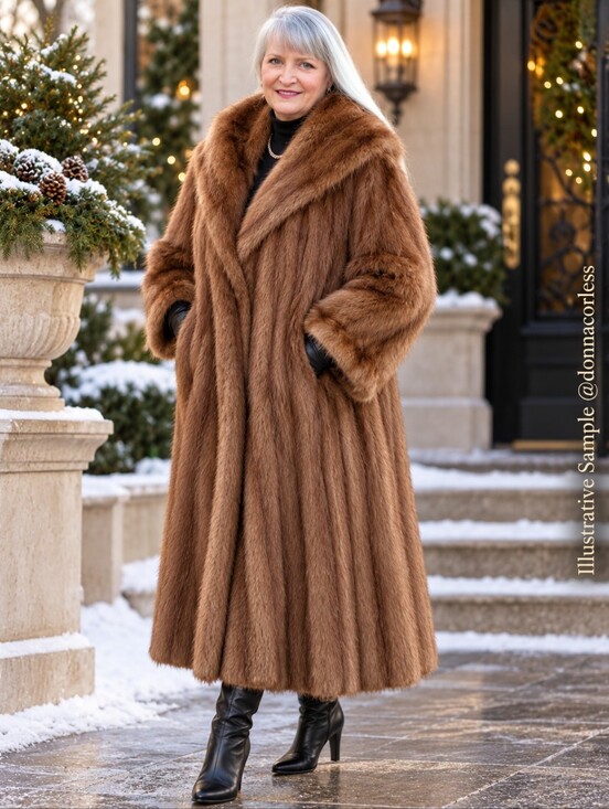 Gittelman's Sons Jackets & Blazers - Vintage 1960s Long Hair Beaver Fur Coat Brown Full Length L Estate
